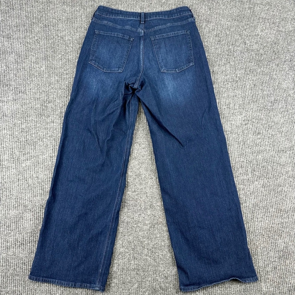 Lot 2 Old Navy Wow Wide Leg Jeans Womens Size 10 High Rise Stretch Denim - Picture 5 of 14